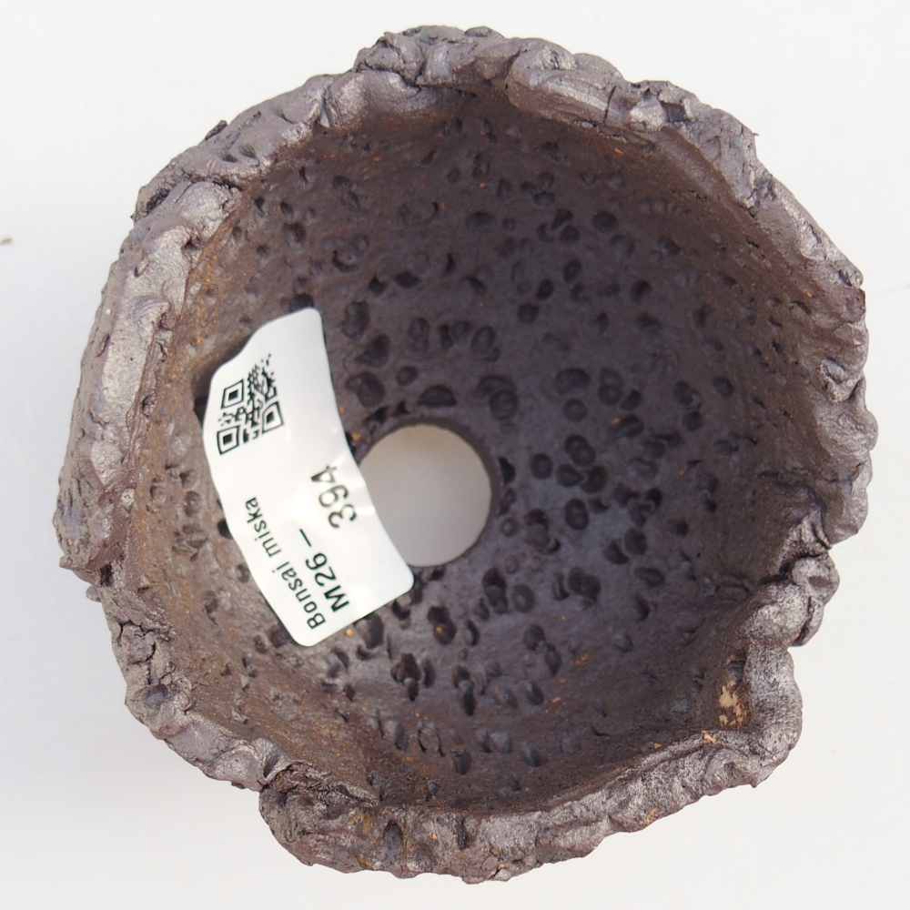 Ceramiczna muszla 8,5 x 8,5 x 7,5 cm, kolor metaliczny