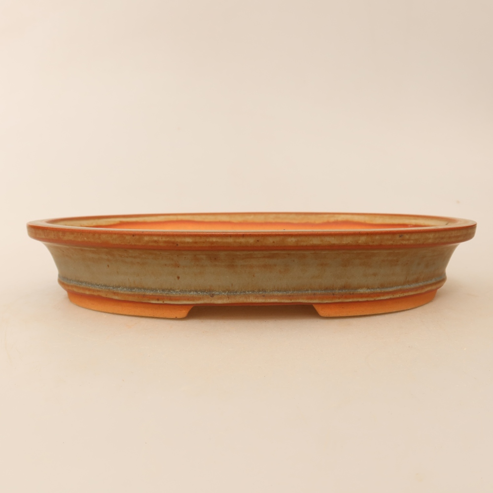 Ceramiczna miska  21 x 14,5 x 3,5 cm, kolor beżowy