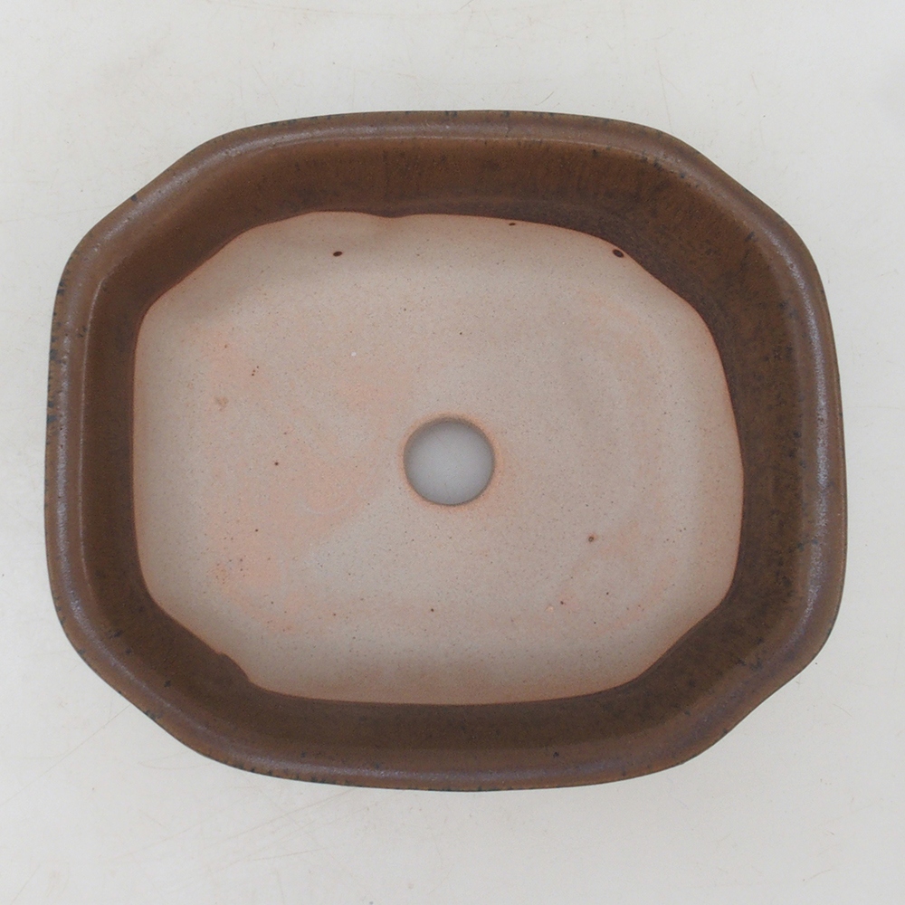 Bonsai bowl H32 - 13 x 10 x 5,5 cm. - brązowy