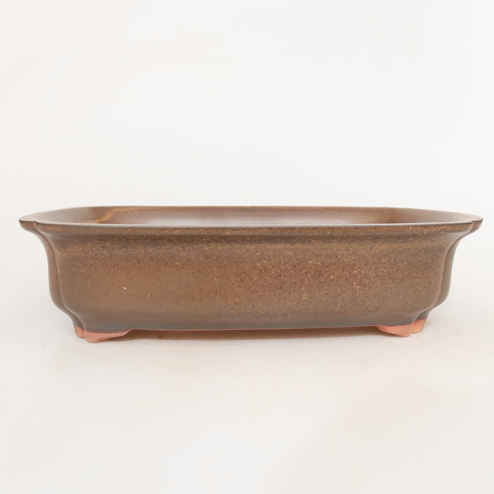Ceramiczna miska  24 x 17 x 6 cm, kolor brązowy
