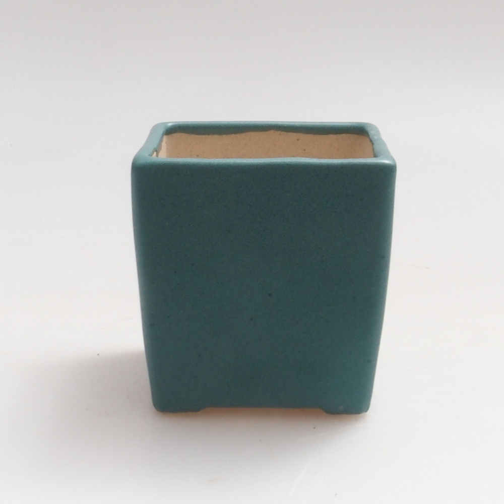 Ceramiczna miska bonsai 4,5 x 4,5 x 5 cm, kolor niebieski
