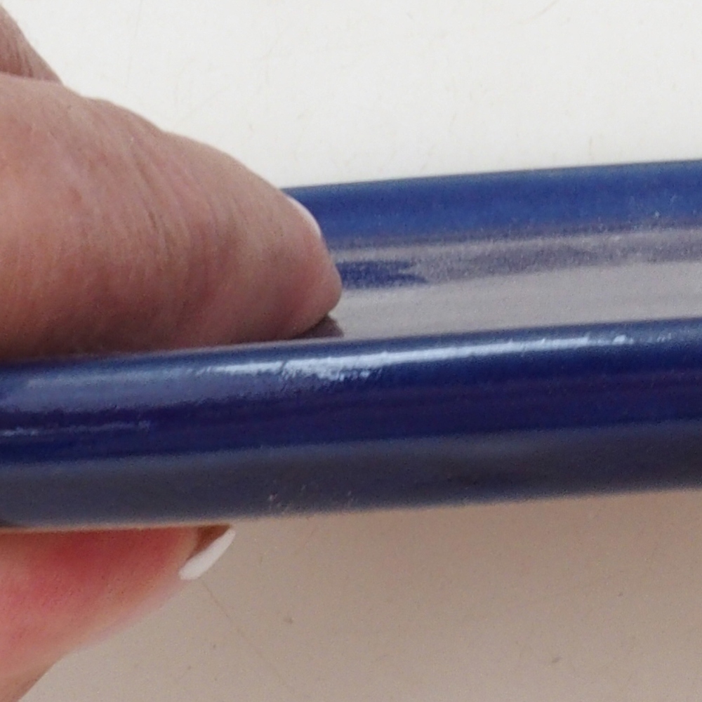 Miska ceramiczna H31 - 15 x 13 x 1 cm - niebieska