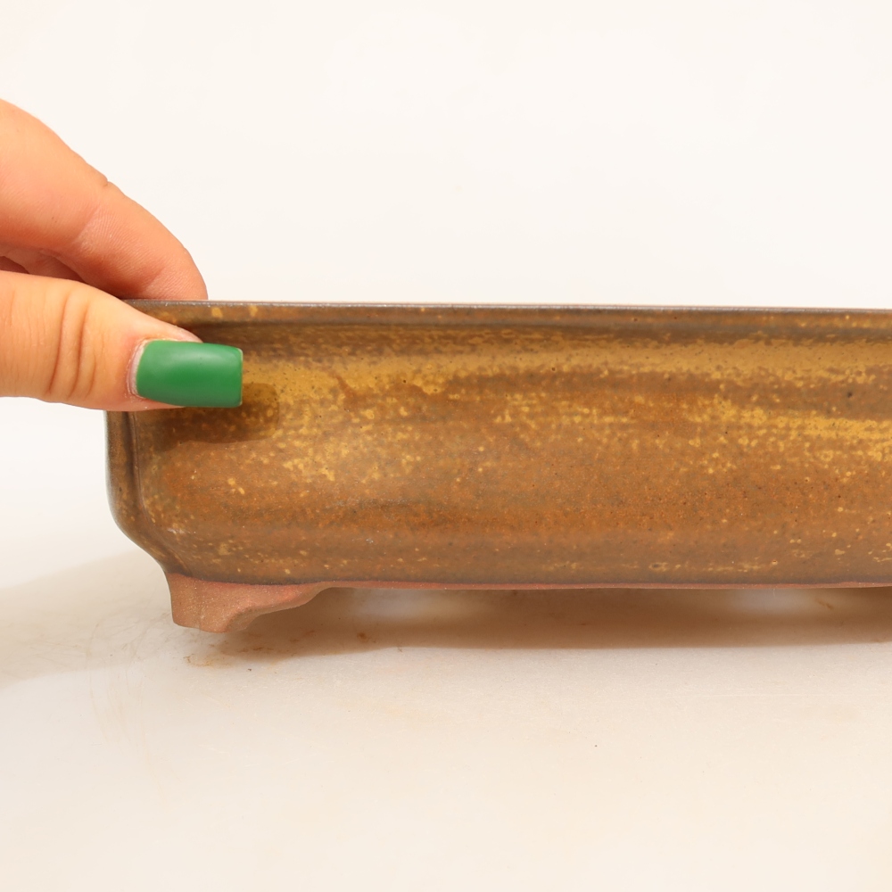 Ceramiczna miska  24 x 17 x 6 cm, kolor żółty