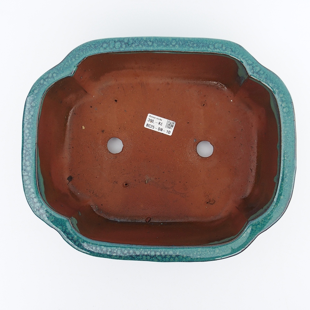 Miska 32 x 26 x 10,5 cm zielono-niebieska