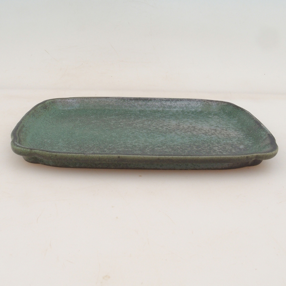 Spodek ceramiczny H50 - 18 x 13 x 1 cm - brązowy