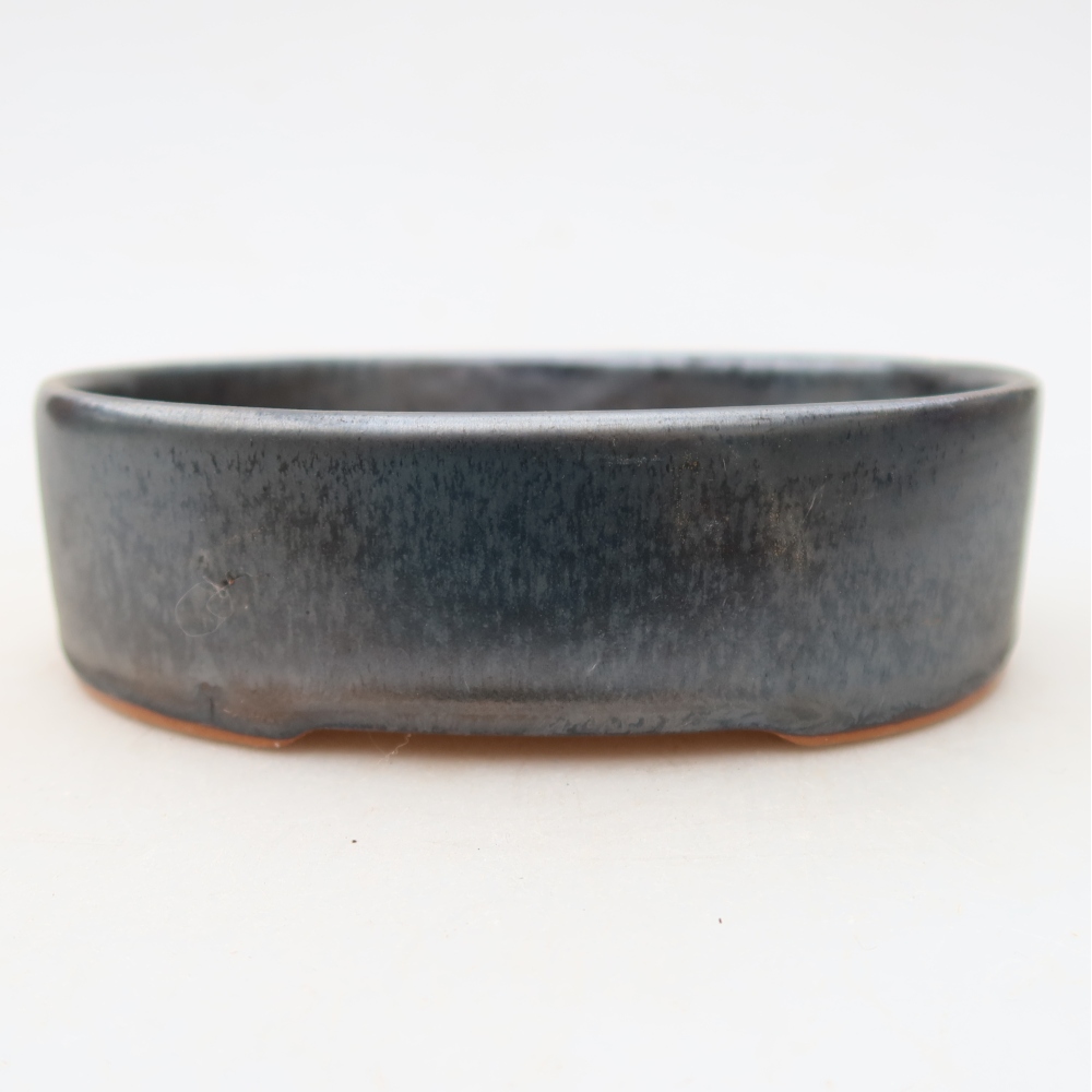 Ceramiczna miska do bonsai 13 x 10 x 3,5 cm, kolor szary