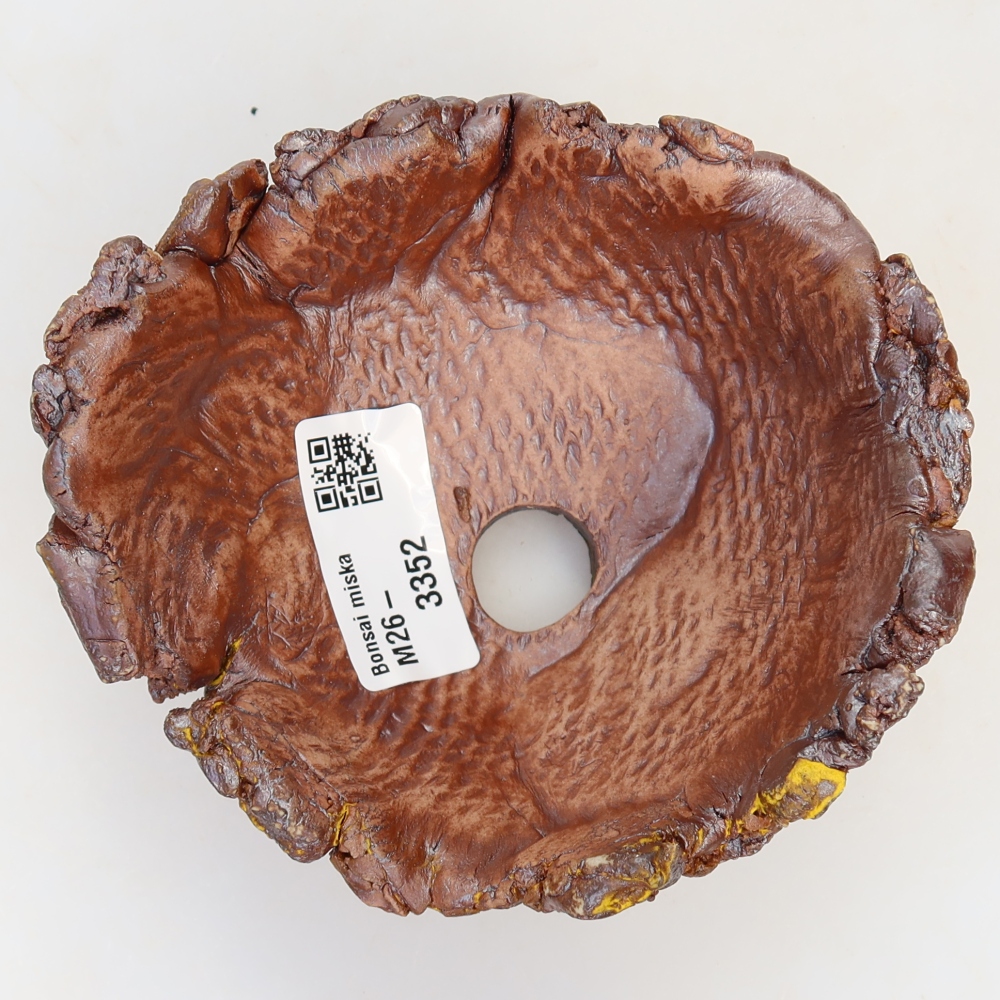 Ceramiczna skorupka  11,5 x 11 x 6 cm, kolor żółty