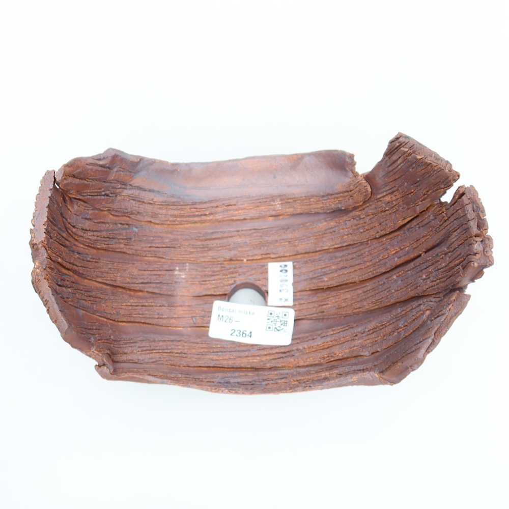 Ceramiczna skorupa  17 x 11,5 x 11,5 cm, kolor brązowy