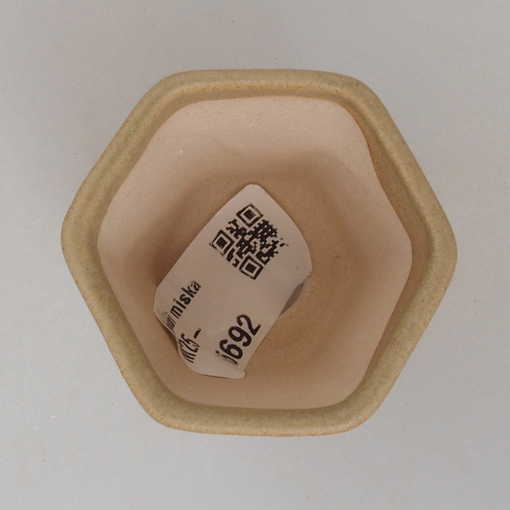 Mini miska bonsai 5 x 5 x 5 cm, kolor brązowy