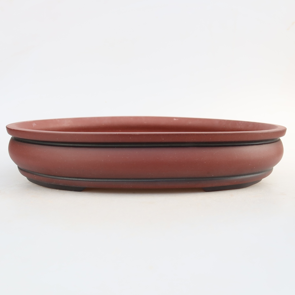 Ceramiczna miska  31 x 23,5 x 5,5 cm, kolor ceglasty
