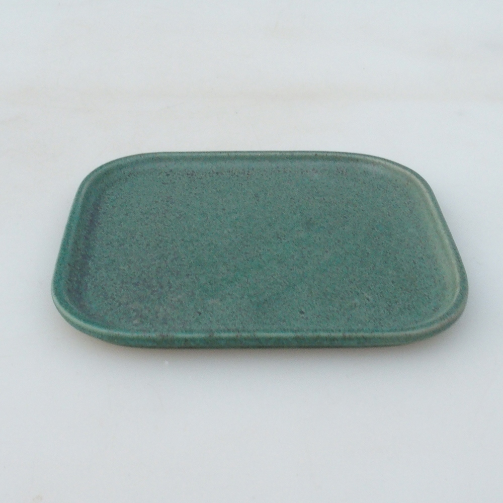 Miska ceramiczna H38 -12 x 11 x 1 cm - zielona