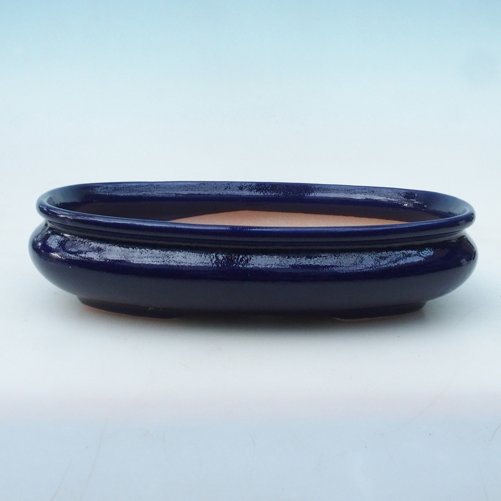 Bonsai bowl + spodek H01 - 12x9x5 cm
