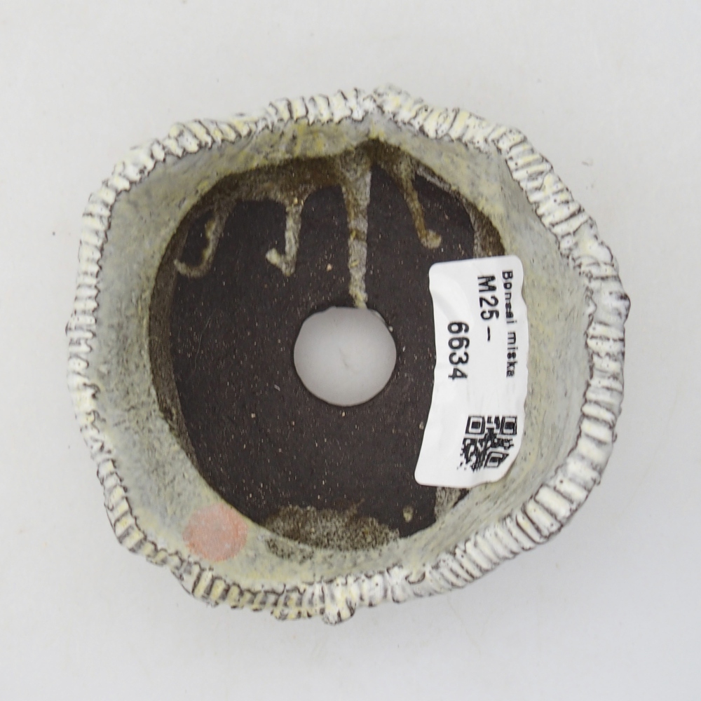 Ceramiczna muszla 8,5 x 8,5 x 5 cm, kolor biały