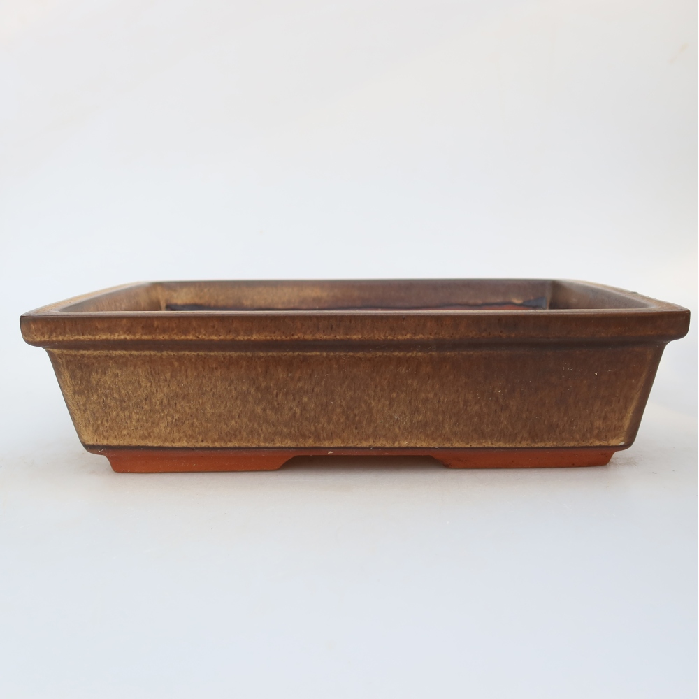 Ceramiczna miska  25,5 x 19 x 6,5 cm, kolor brązowy