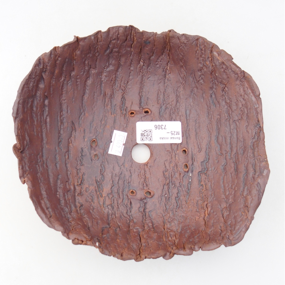 Ceramiczna muszla 20 x 19 x 6,5 cm, kolor brązowy