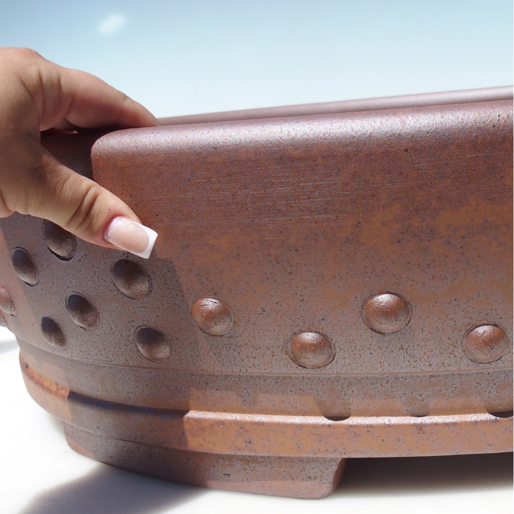 Miska 61 x 49 x 11,5 cm brązowa - WYŁĄCZNIE ODBIÓR OSOBISTY LUB TRANSPORT PALETOWY
