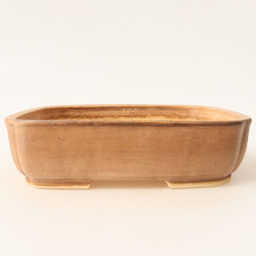 Ceramiczna miska do bonsai 18 x 14 x 4,5 cm, kolor różowy