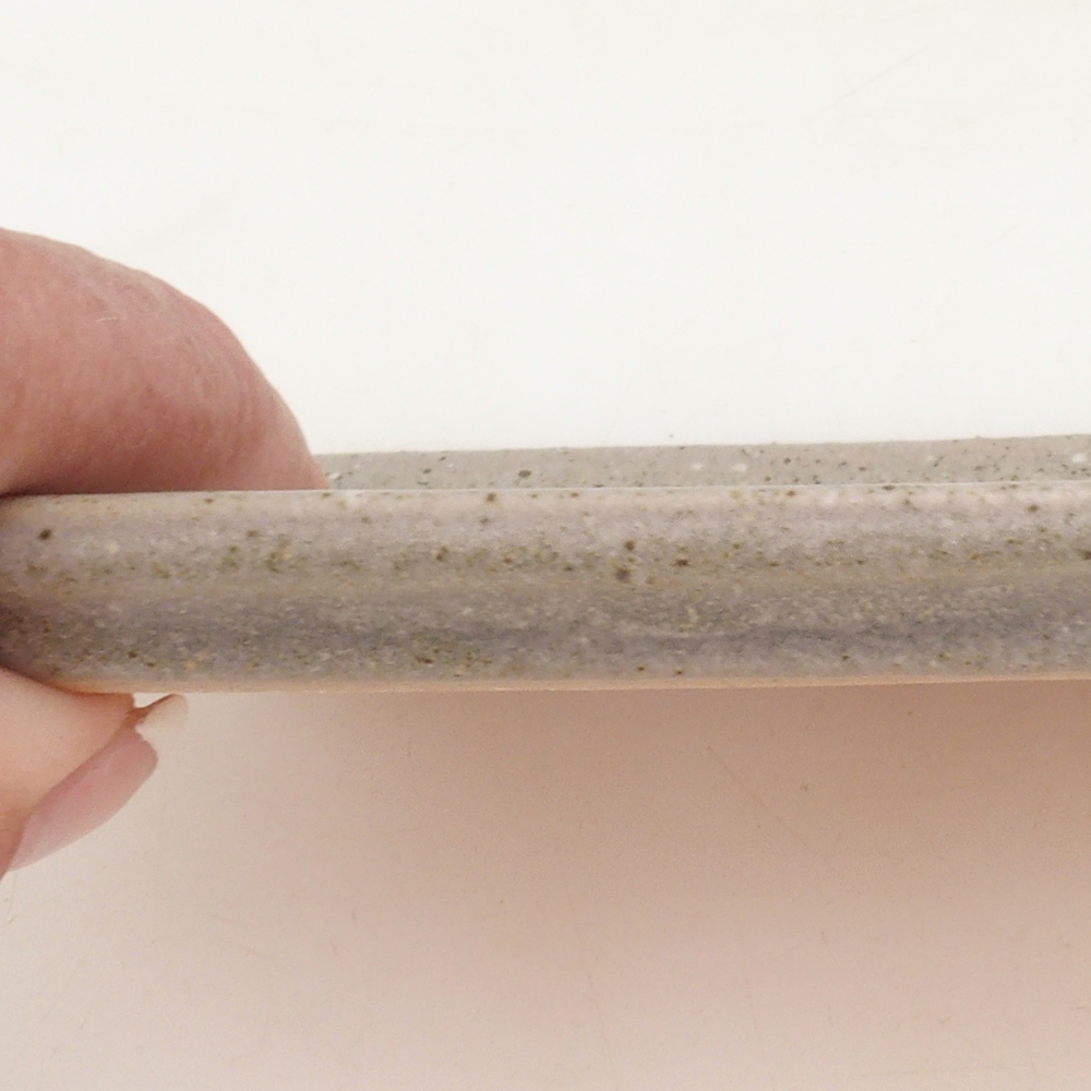 Spodek ceramiczny H50 - 18 x 13 x 1 cm - zielony