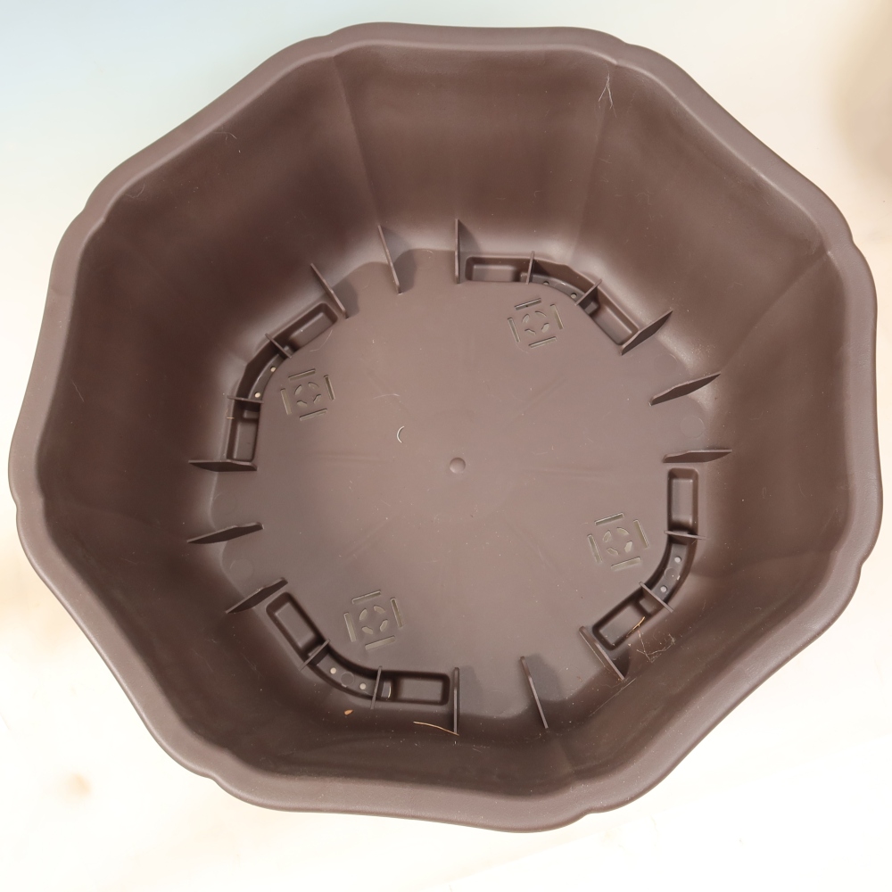 Plastikowa miska do bonsai MP-33, brązowa – 62 x 59 x 21 cm – WYŁĄCZNIE ODBIÓR OSOBISTY lub transport na palecie