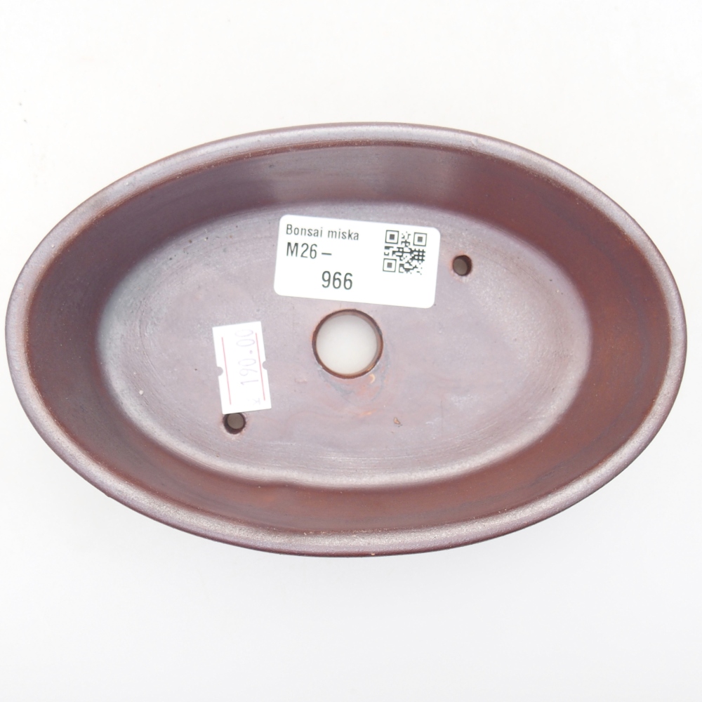 Ceramiczna miska do bonsai 15 x 9,5 x 4 cm, kolor metaliczny