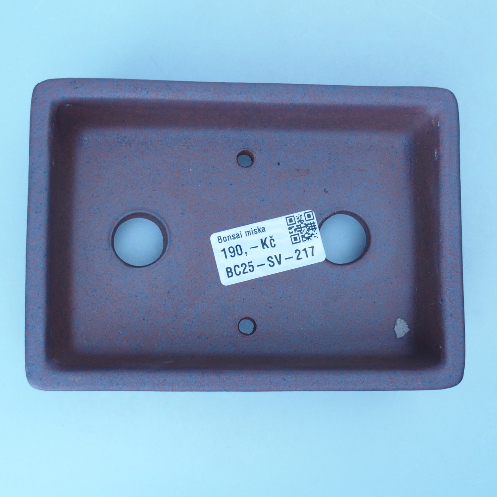 Miska 14,5 x 10,5 x 4 cm brązowa