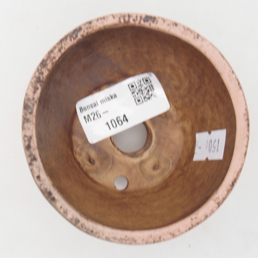 Ceramiczna miska na bonsai 8,5 x 8,5 x 5 cm, różowa