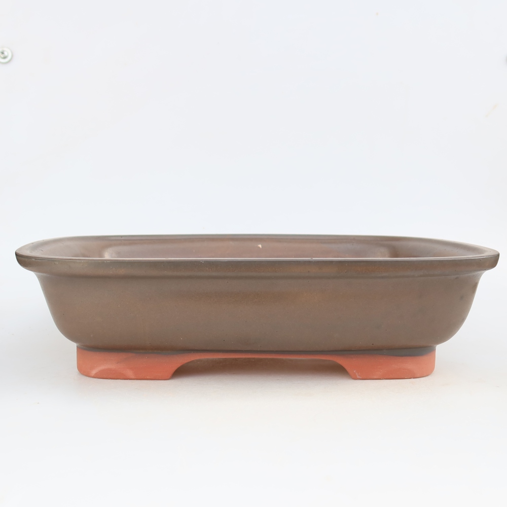 Ceramiczna miska  33,5 x 26 x 8 cm, kolor brązowy