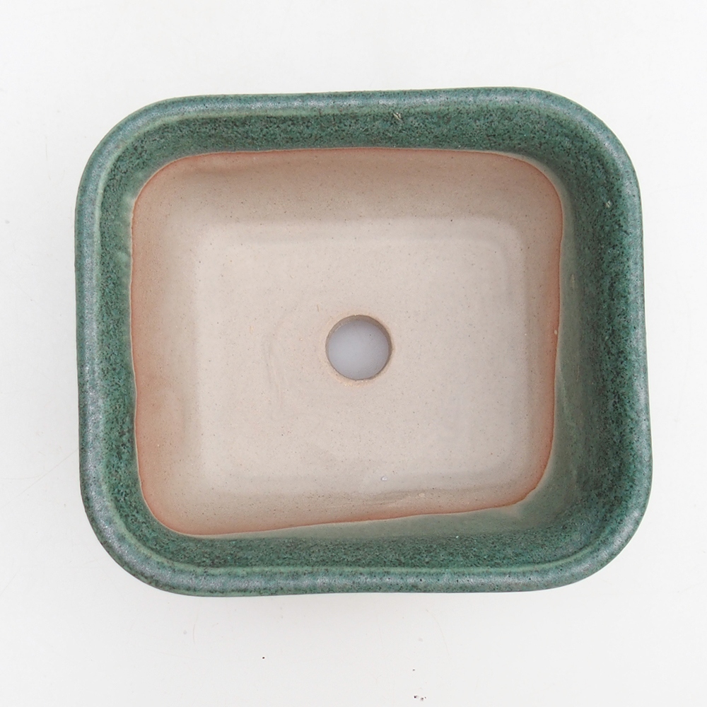 Miska do bonsai H38 - 12 x 10,5 x 5 cm - zielona