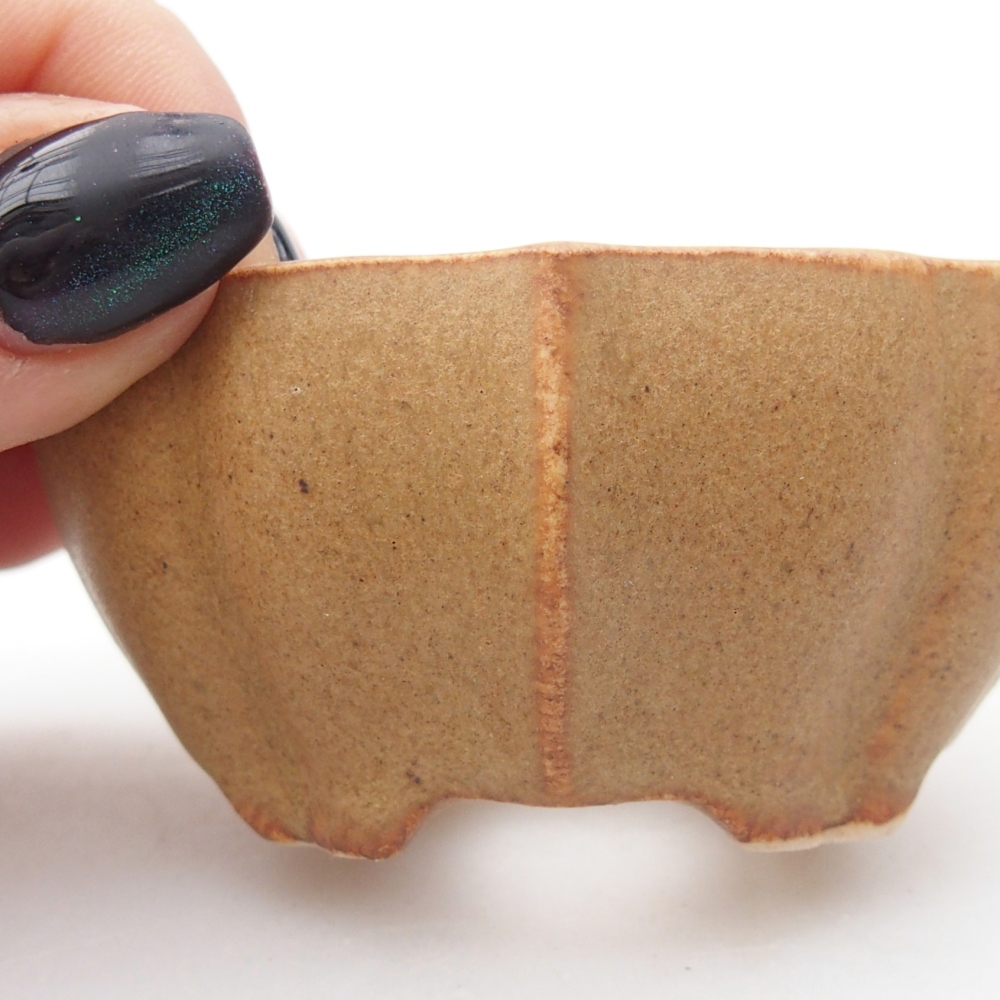 Mini miska do bonsai 7 x 5 x 3 cm, brązowa
