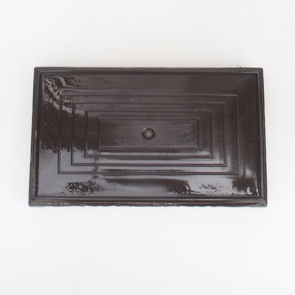 Stolik bonsai plastikowy prostokątny 22 x 14 x 4 cm, kolor czarny