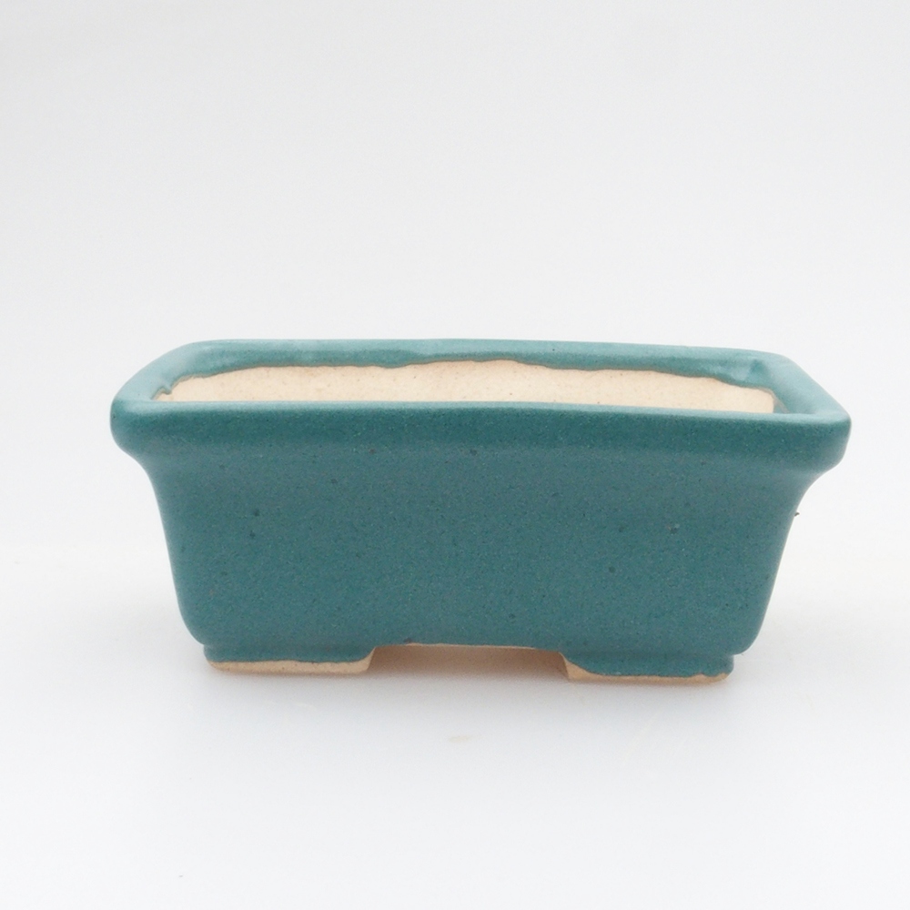 Ceramiczna miska bonsai 6,5 x 4 x 2,5 cm, kolor niebieski