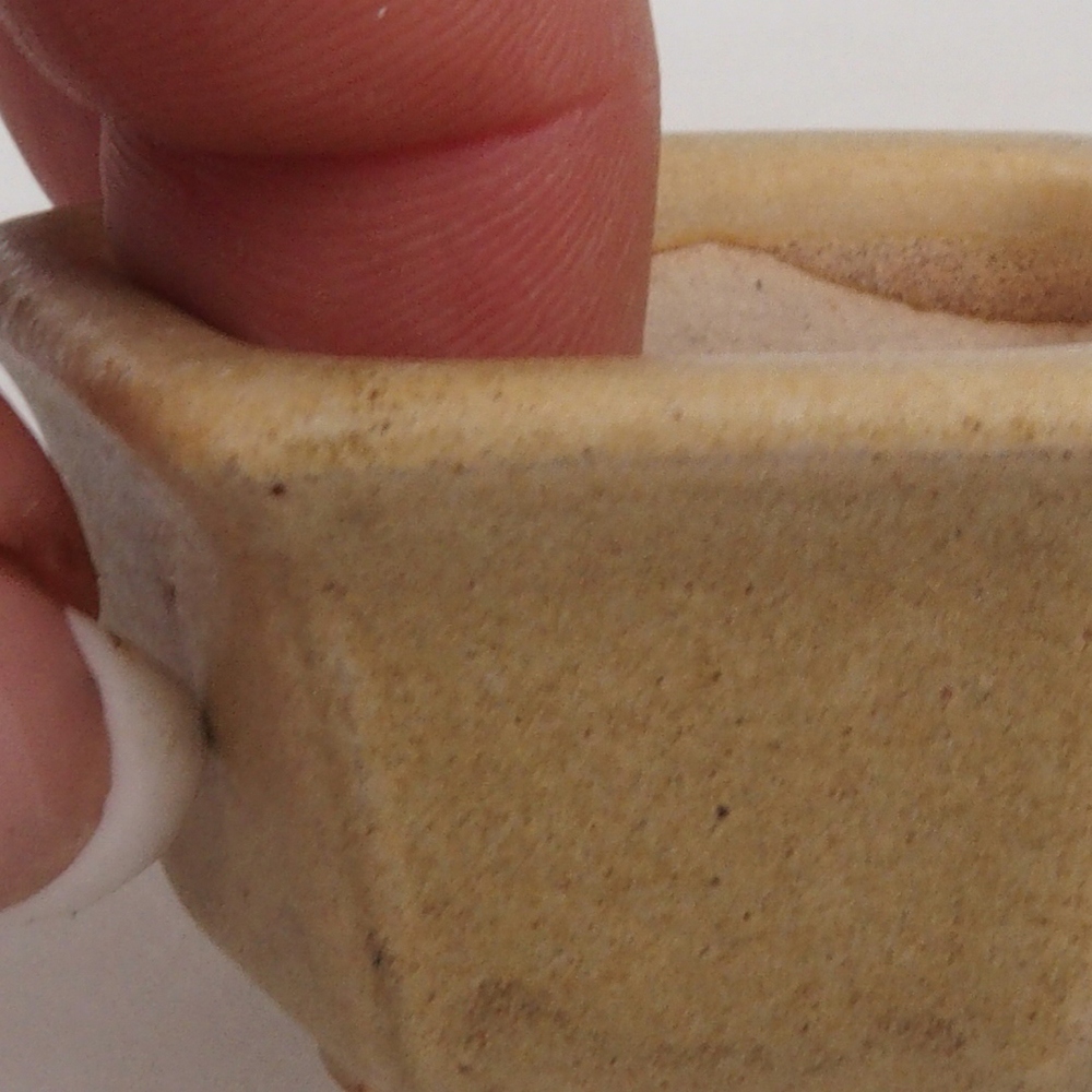 Mini miska bonsai 5 x 4,5 x 3 cm, kolor brązowy