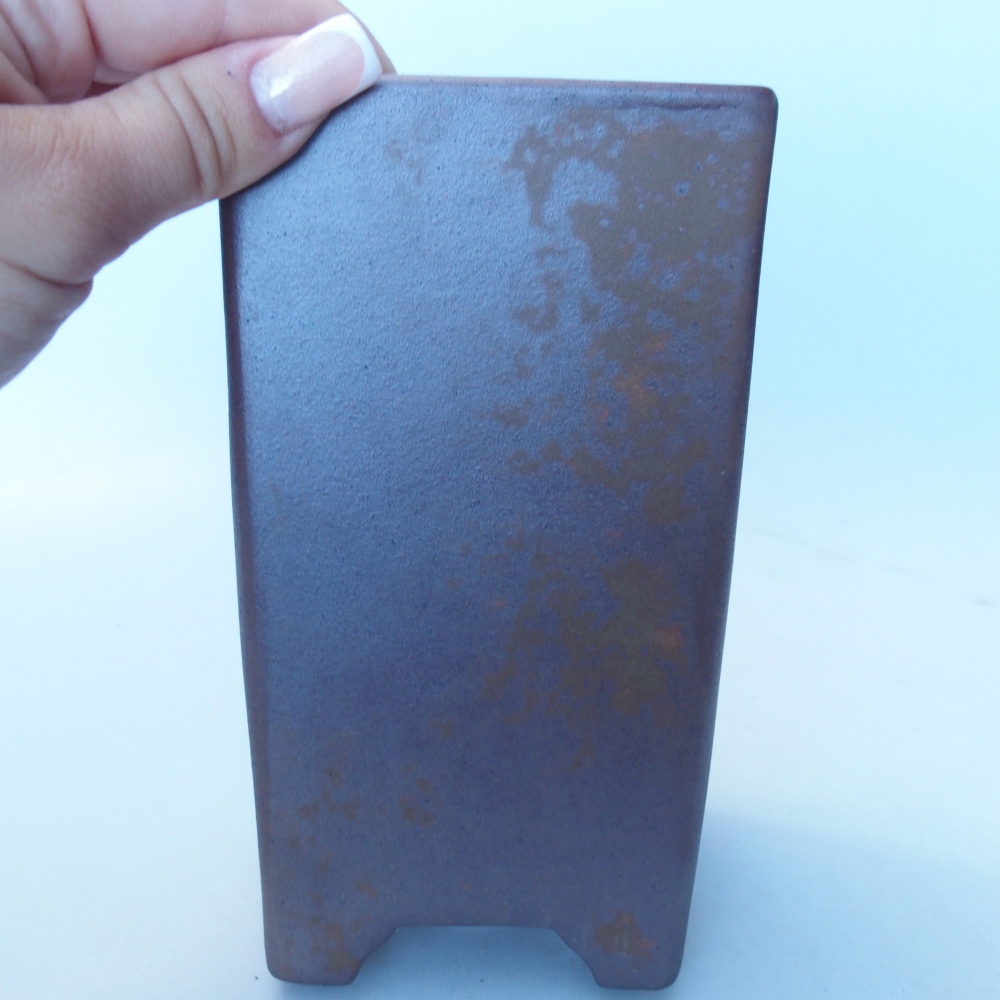 Miska 9 x 9 x 16,5 cm brązowa