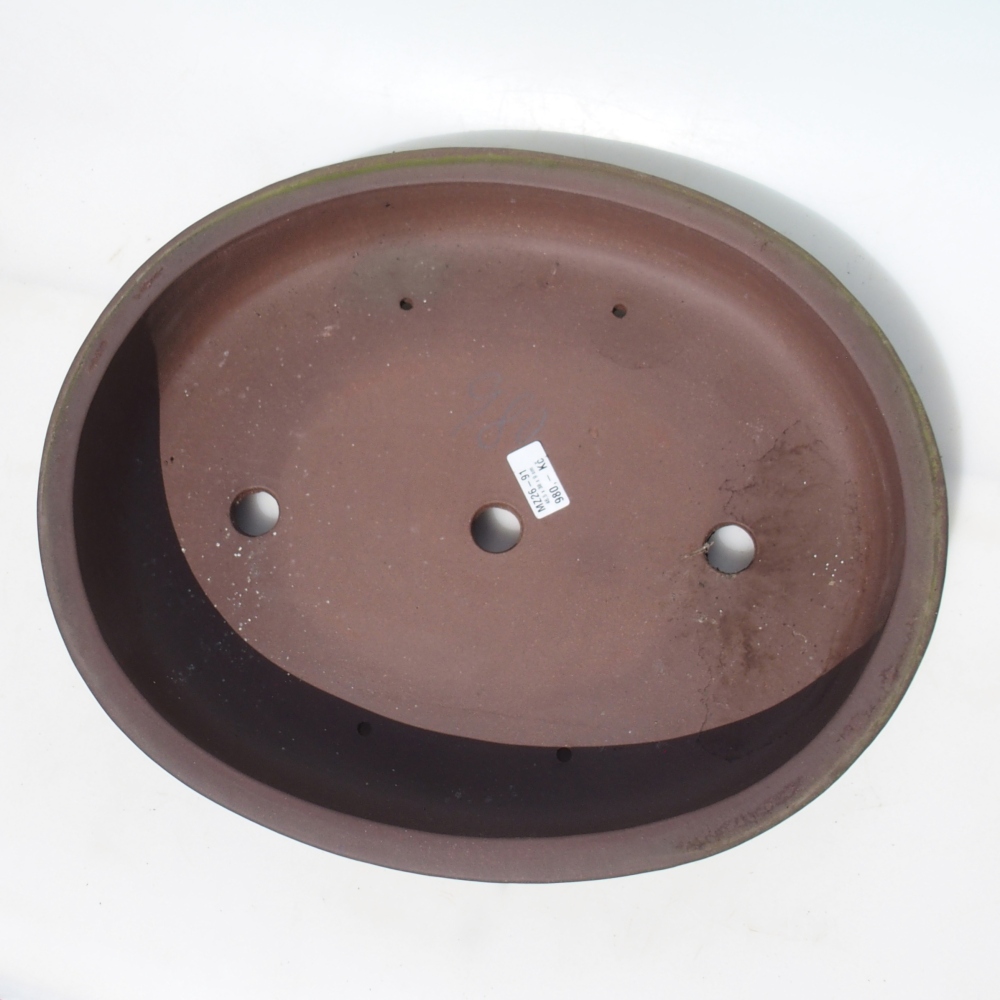 Misa do bonsai 46,5 x 38 x 9 cm - brązowa