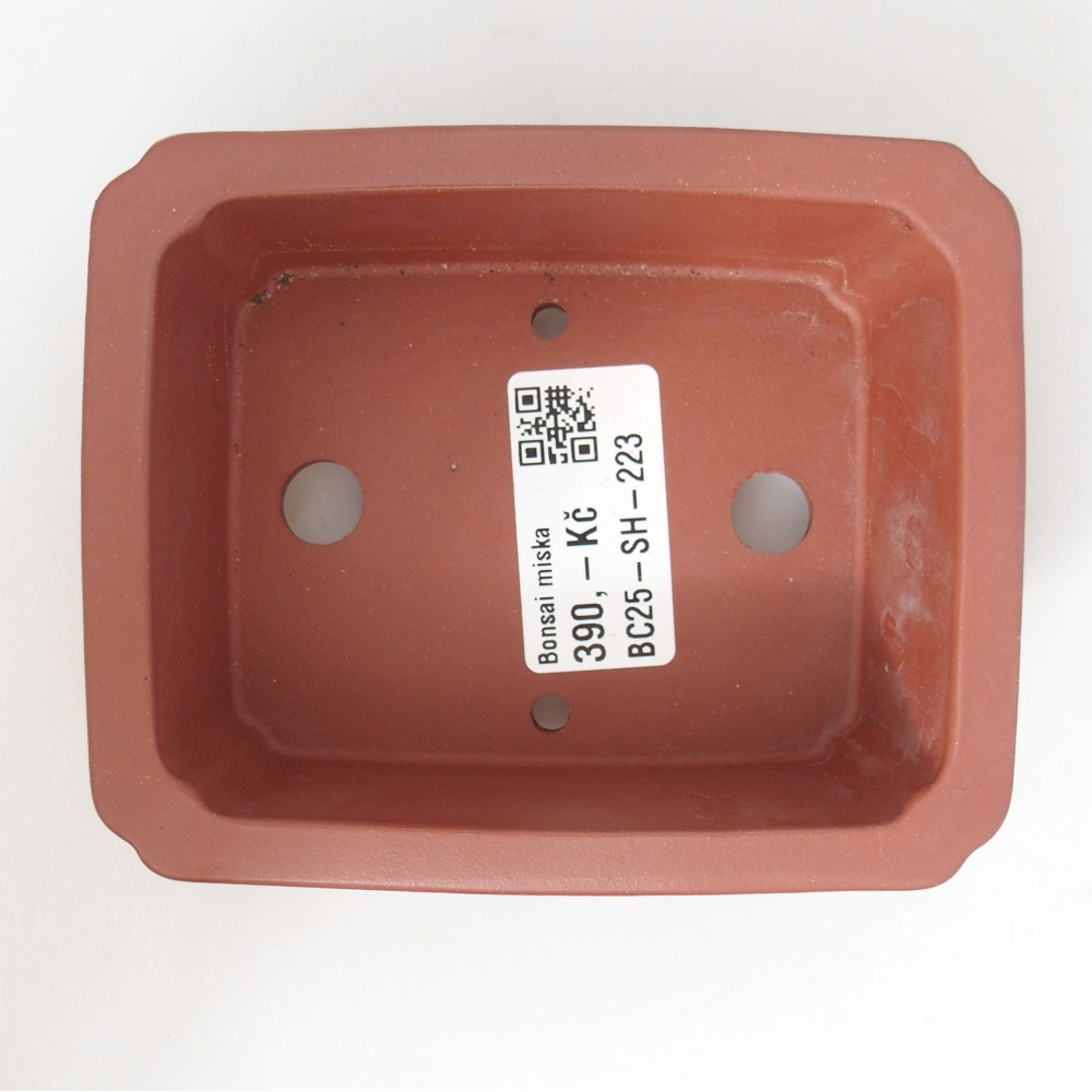 Miska 11 x 9 x 3,5 cm kolor ceglasty