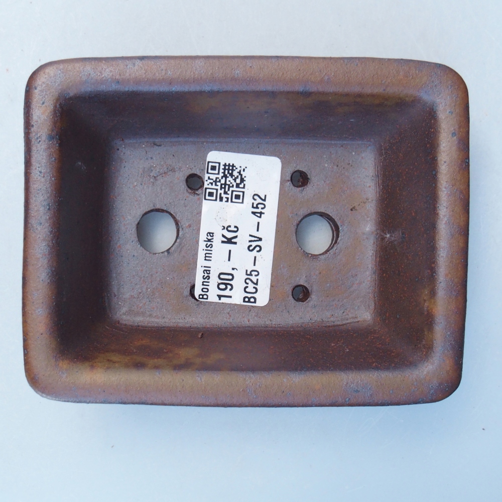 Miska 10,5 x 8 x 4 cm brązowa