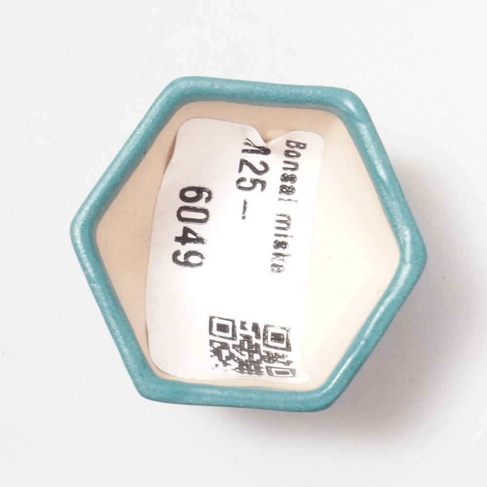 Ceramiczna miska bonsai 3,5 x 3,5 x 2 cm, kolor niebieski