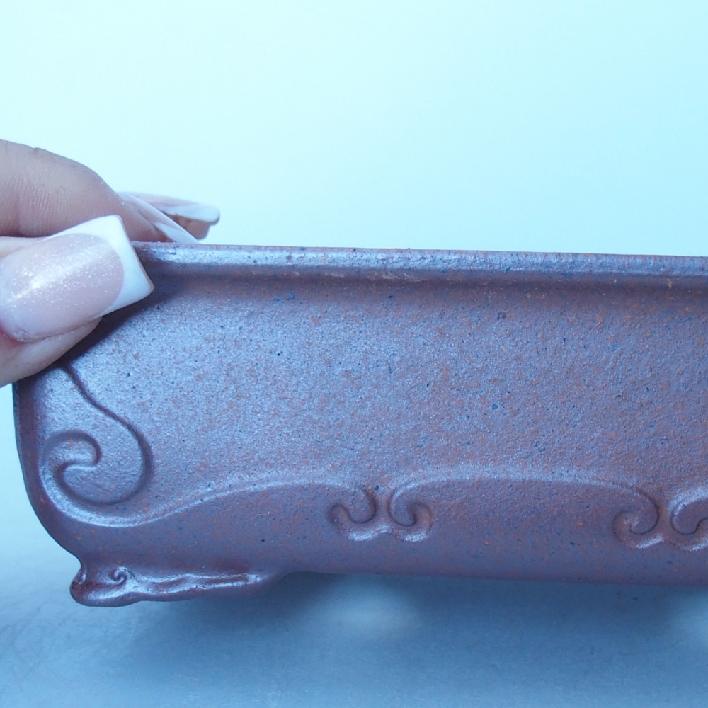 Miska 15 x 10,5 x 5 cm brązowa