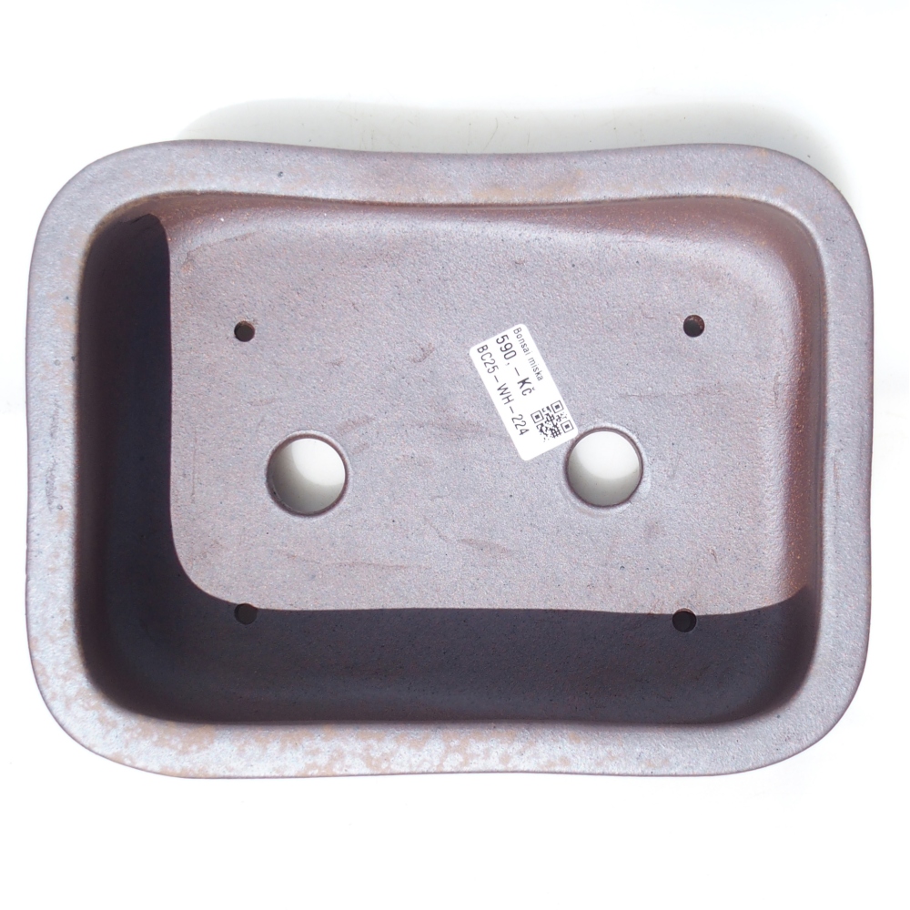 Miska 23,5 x 17 x 8,5 cm brązowa