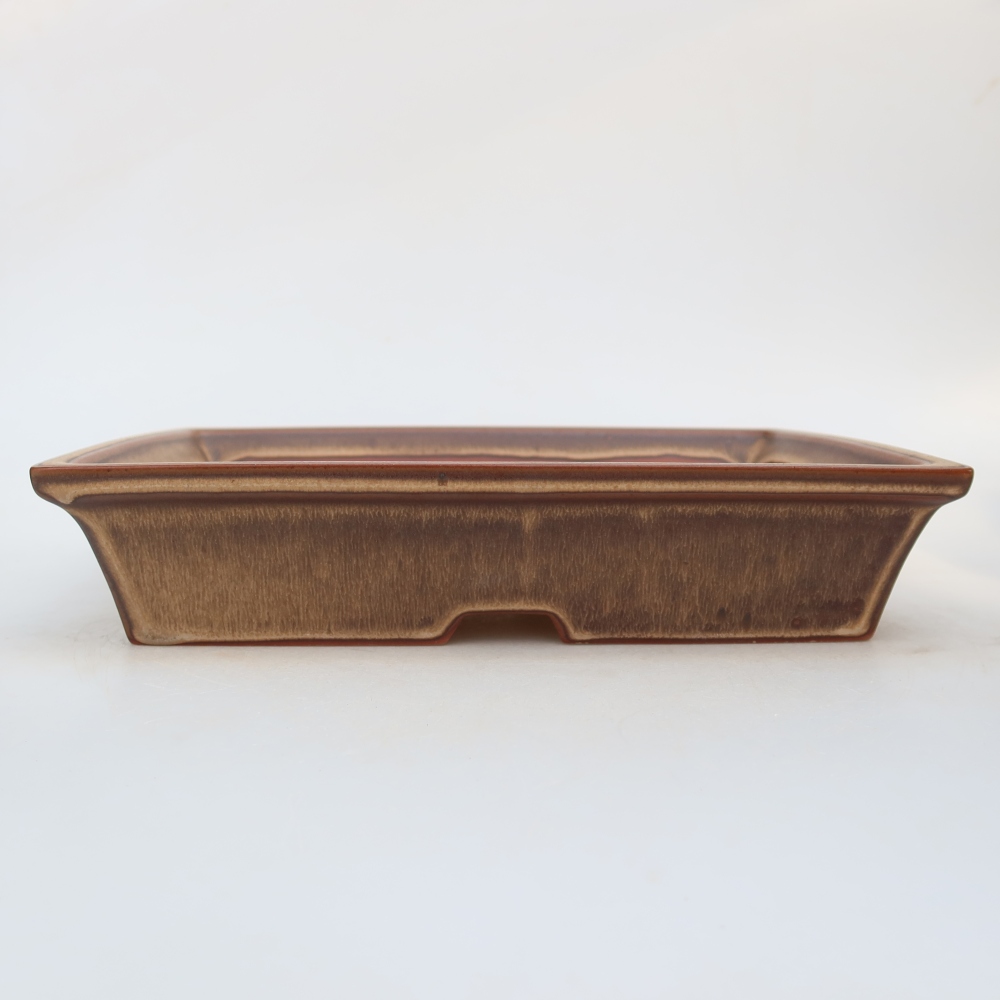 Ceramiczna miska  26 x 20 x 5 cm, kolor brązowy