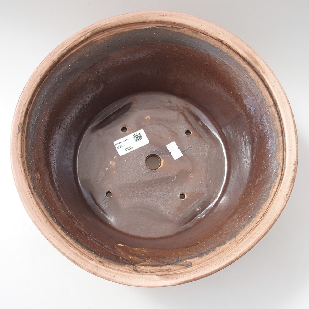 Ceramiczna miska na bonsai 29 x 29 x 12 cm, różowa
