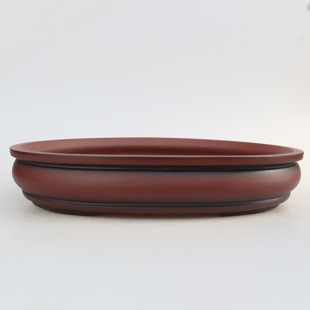 Ceramiczna miska  31 x 23,5 x 5,5 cm, kolor ceglasty