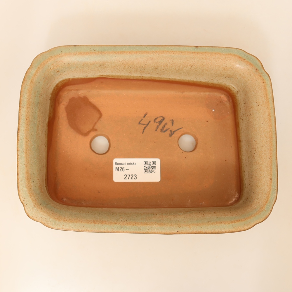 Miska ceramiczna  20 x 15,5 x 5,5 cm, kolor beżowy