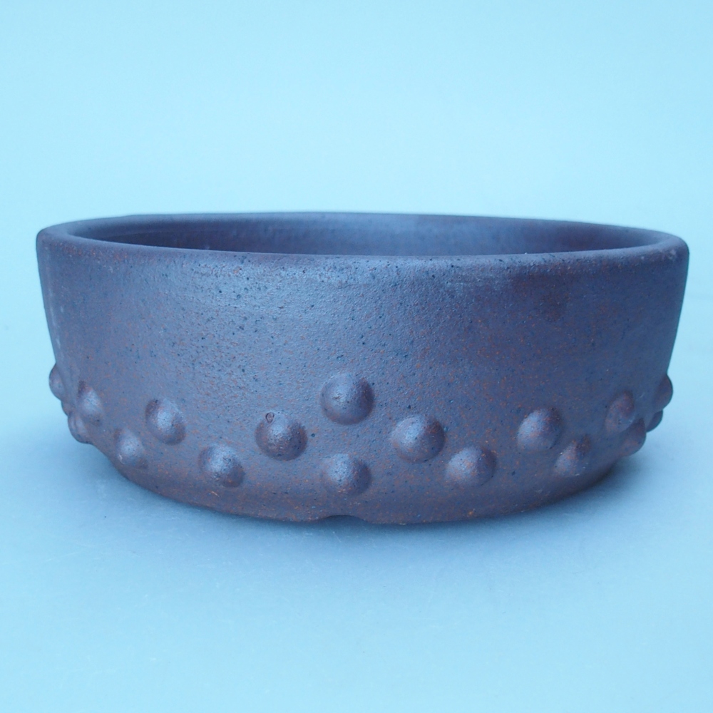 Miska 13 x 13 x 4,5 cm brązowa