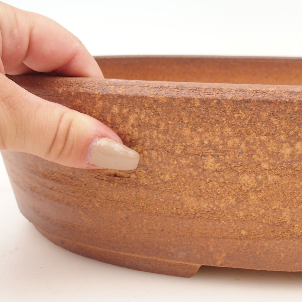 Misa do bonsai 32 x 25 x 8,5 cm, kolor brązowy