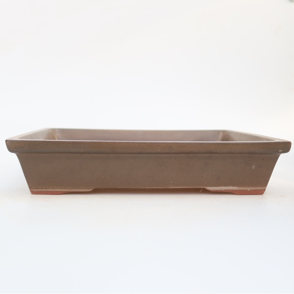 Ceramiczna miska  26 x 20 x 5 cm, kolor brązowy
