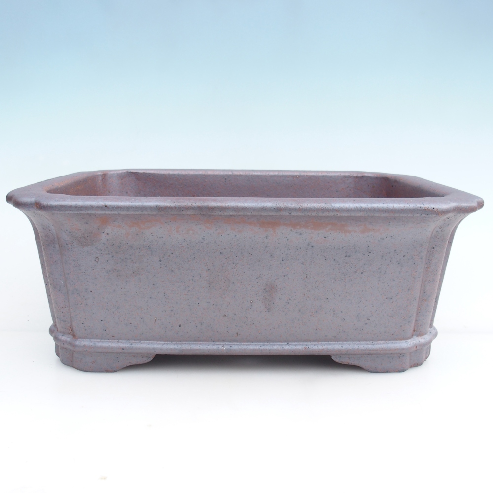 Ceramiczna miska na bonsai 36 x 28 x 13 cm, kolor metaliczny
