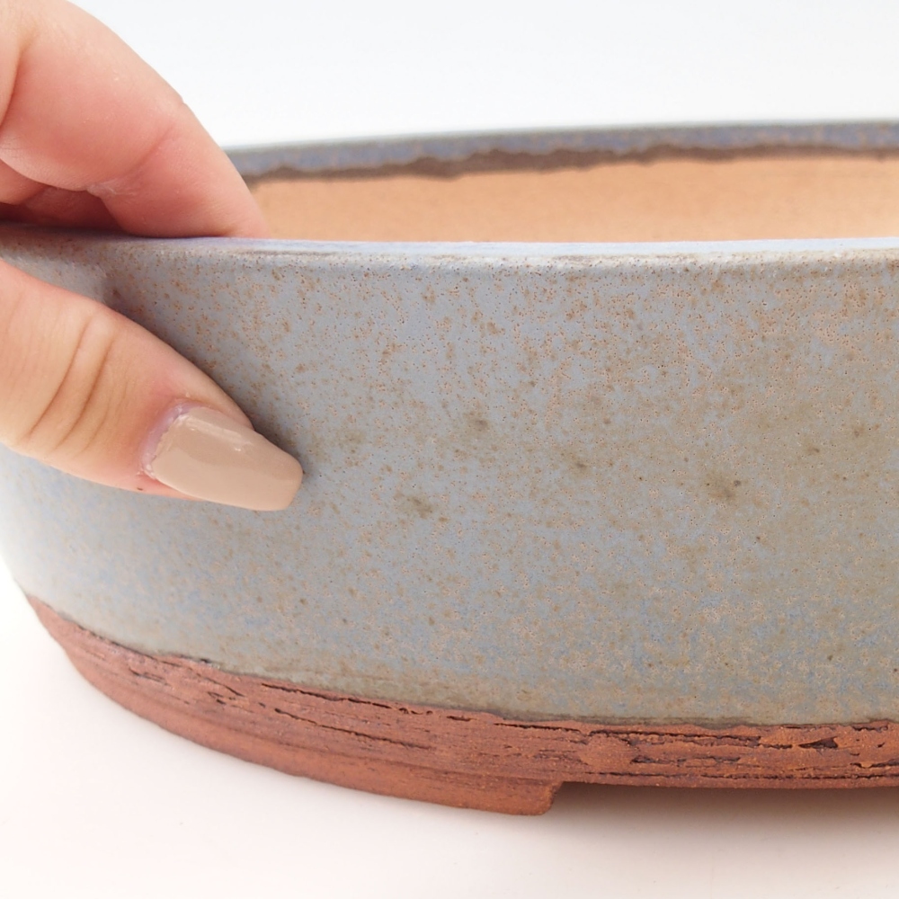 Misa do bonsai 33 x 26 x 8 cm, kolor niebieski