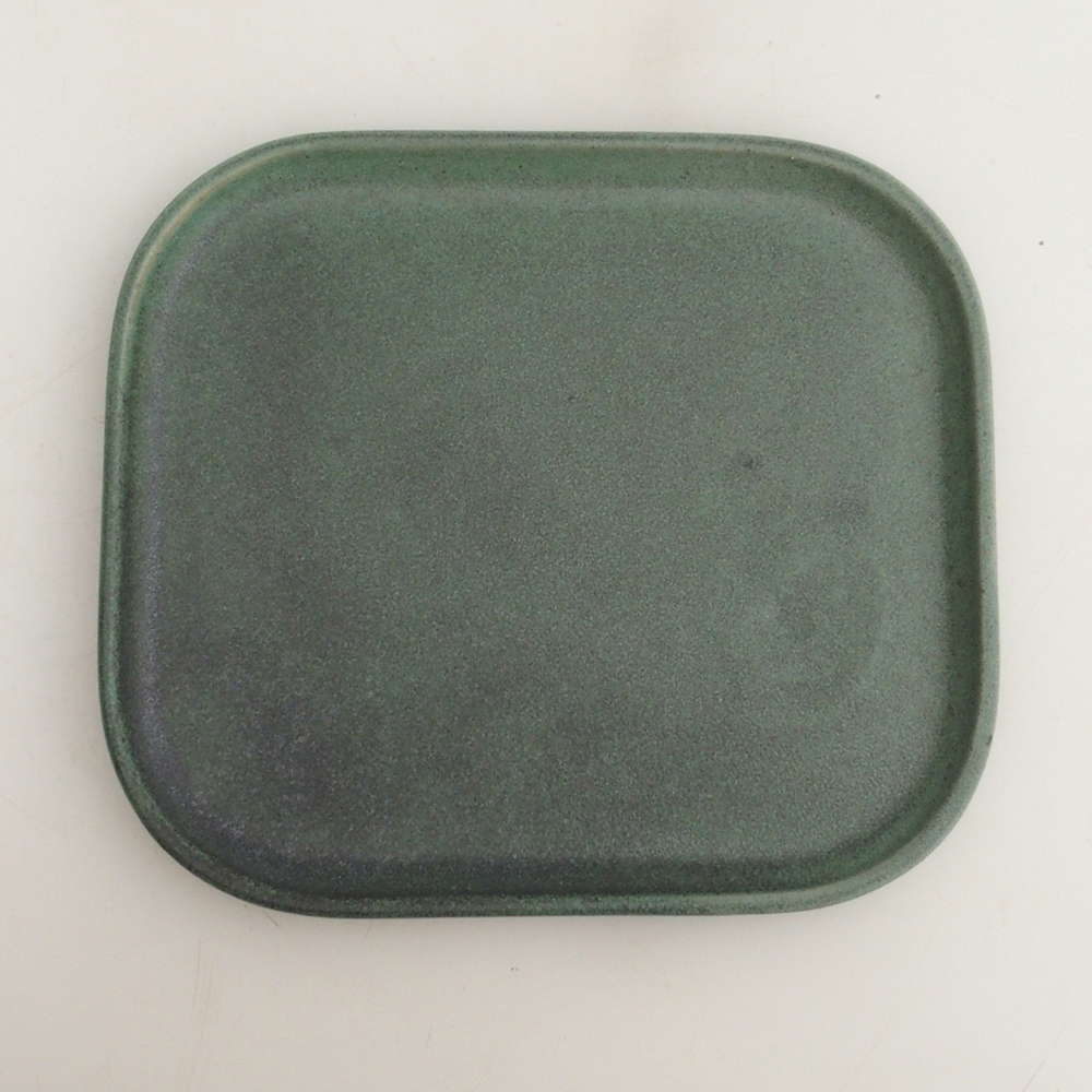 Miska ceramiczna H36 - 17,5 x 15 x 1 cm zielony