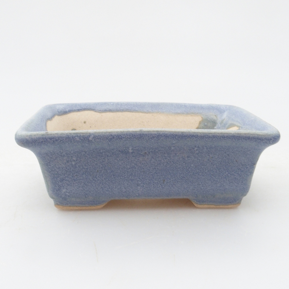 Mini miska bonsai 7,5 x 5,5 x 2,5 cm, kolor niebieski